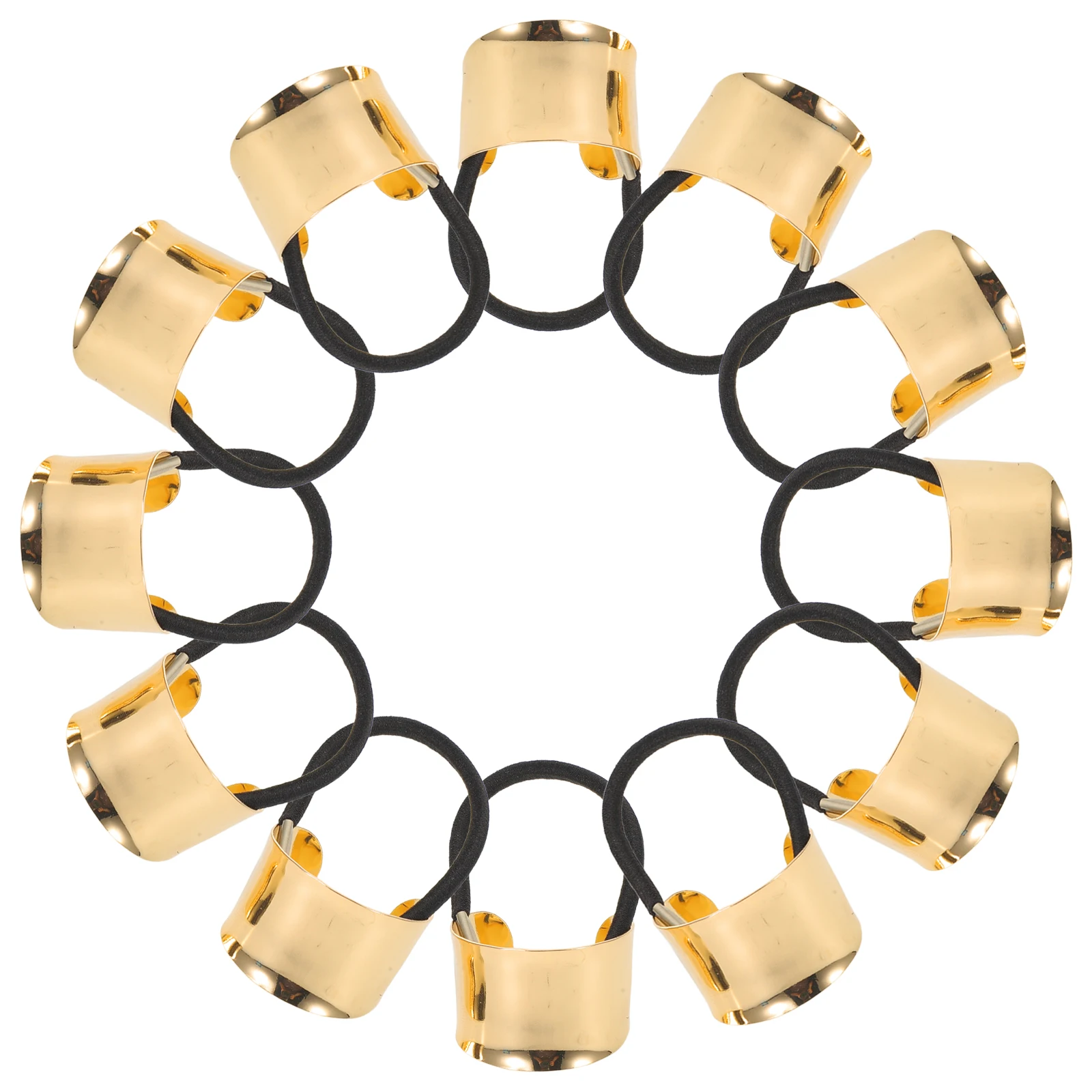 12 Pcs Retro Metal Hair Rings Elastic Ponytail Cuffs Ties for Women Headband Wraps
12 Pcs Retro Metal Hair Rings Elastic Ponytail Cuffs Ties for Women Headband Wraps
