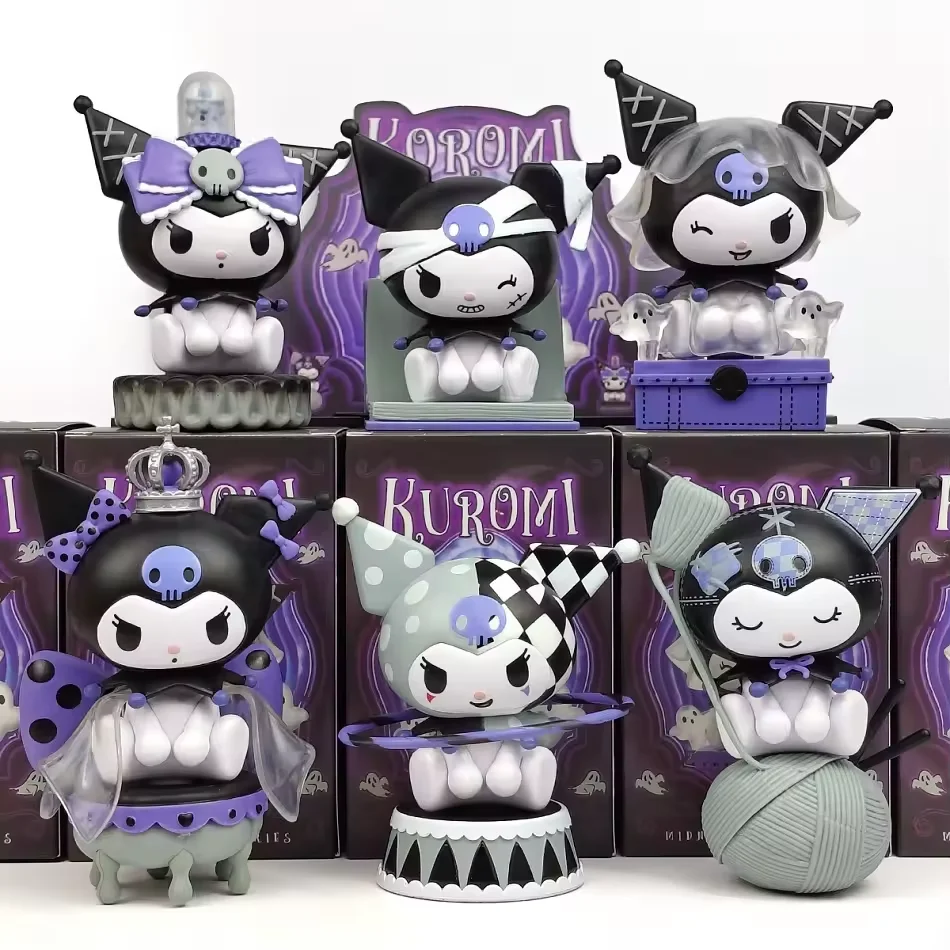 Sanrio Kuromi Character Dark Night Story Series Blind Box Toys Anime Figures Cute Kuromi Desktop Ornament Surprised Box Gift
Sanrio Kuromi Character Dark Night Story Series Blind Box Toys Anime Figures Cute Kuromi Desktop Ornament Surprised Box Gift