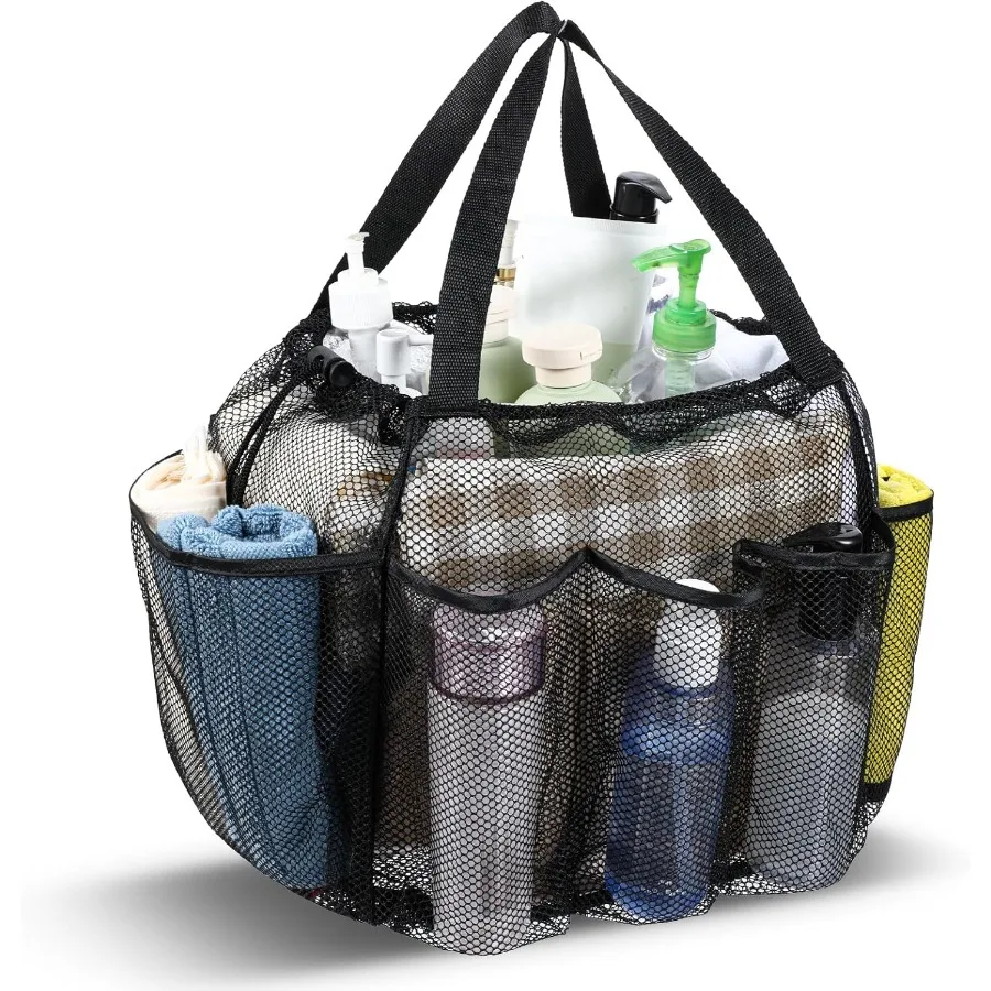 Портативная сетчатая душевая кабина с 8 карманами и шнурком для общежития, тренажерного зала, кемпинга, путешествий, пляжа и плавания, быстросохнущая подвесная ванная комната 
Портативная сетчатая душевая кабина с 8 карманами и шнурком для общежития, тренажерного зала, кемпинга, путешествий, пляжа и плавания, быстросохнущая подвесная ванная комната