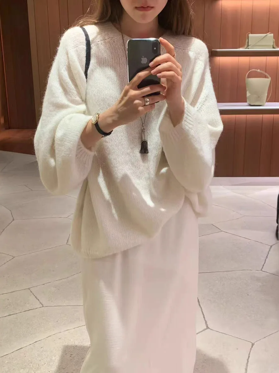 Женский мягкий уютный круглый вязаный свитер Lantern Sve Свободный крой Повседневная одежда Шерстяной длинный топ све для ежедневного использования
Женский мягкий уютный круглый вязаный свитер Lantern Sve Свободный крой Повседневная одежда Шерстяной длинный топ све для ежедневного использования