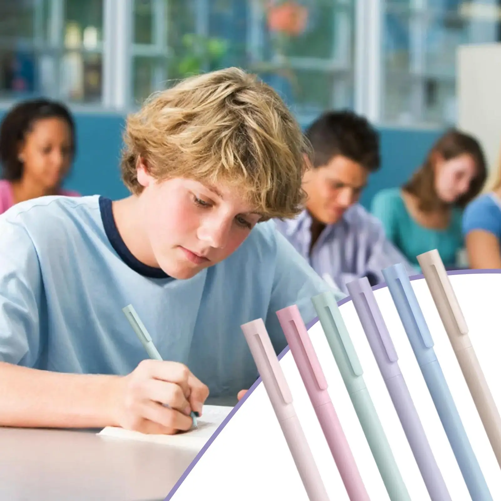 Colored Gel Pens 6 Pieces Color Ink Pens Writing Stationery Retro Water Pencil for Drawing Travel Birthday Classroom Workplace
Colored Gel Pens 6 Pieces Color Ink Pens Writing Stationery Retro Water Pencil for Drawing Travel Birthday Classroom Workplace