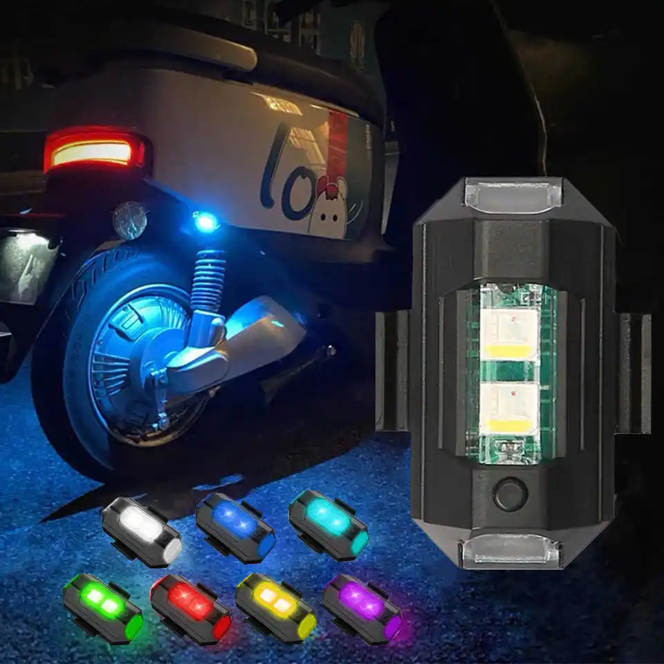 1PC Car Colorful High Bright LED Strobe Light Drone Flash Position Wireless Lamp Motorcycle Warning Lamp Car Styling Accessories
1PC Car Colorful High Bright LED Strobe Light Drone Flash Position Wireless Lamp Motorcycle Warning Lamp Car Styling Accessories