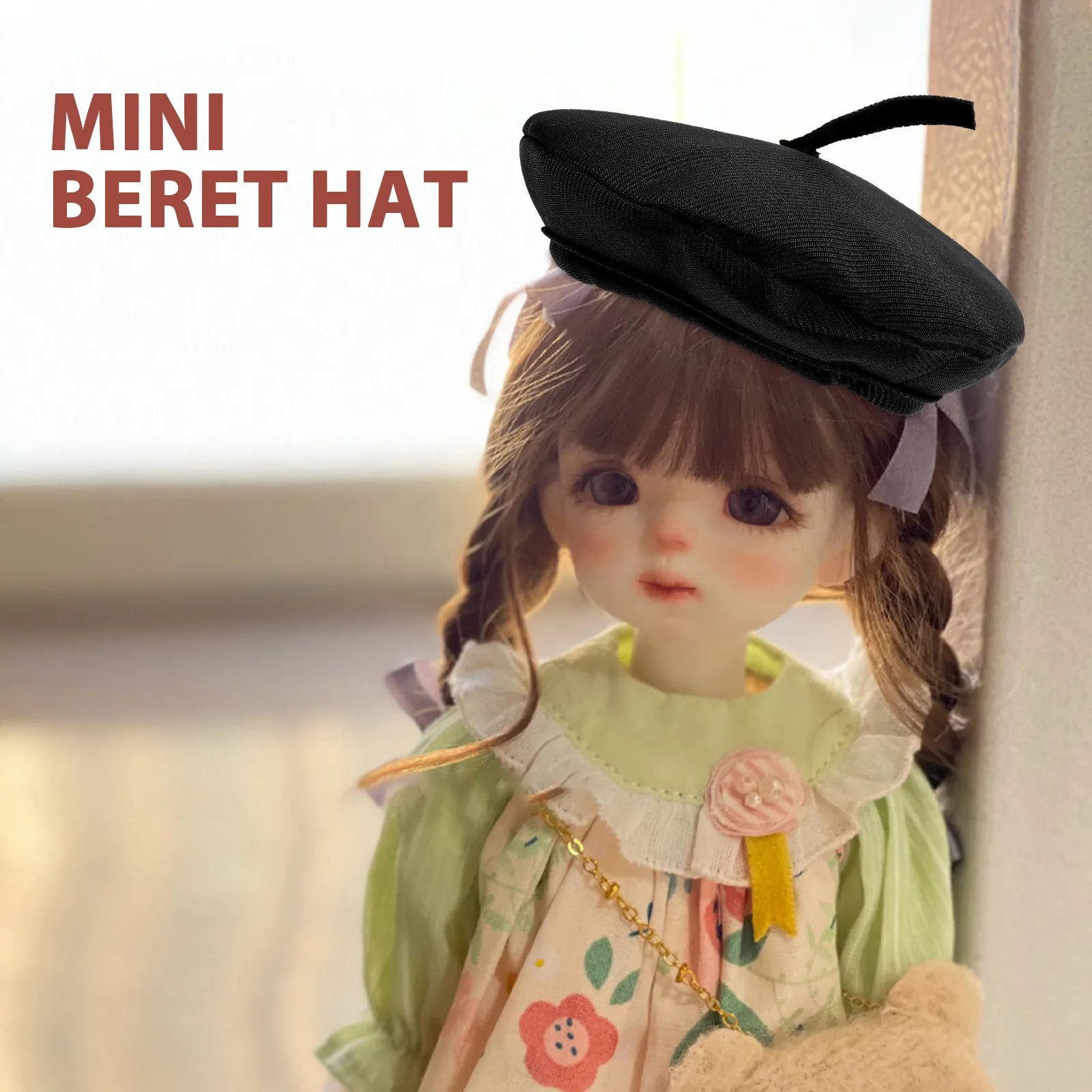 Mini Beret Hat Compact Lightweight Miniature Hat for Crafts Dress Up Tiny Hats for Photography Accessories
Mini Beret Hat Compact Lightweight Miniature Hat for Crafts Dress Up Tiny Hats for Photography Accessories
