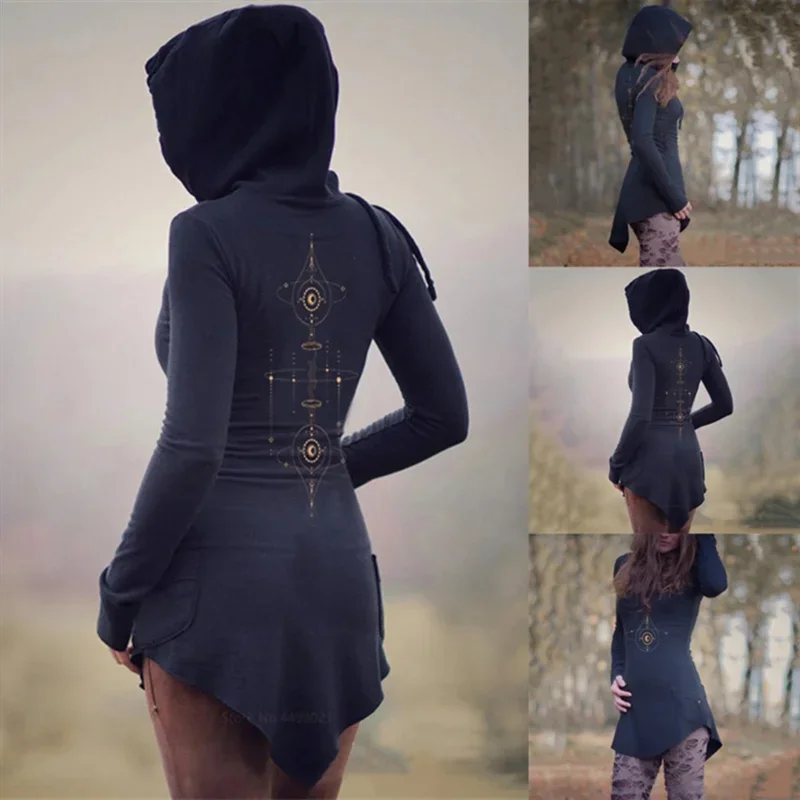 Halloween Costumes For Women Adult Medieval Cosplay Gothic Vintage Renaissance Dress Hooded Long Sleeve Clothing MN1
Halloween Costumes For Women Adult Medieval Cosplay Gothic Vintage Renaissance Dress Hooded Long Sleeve Clothing MN1