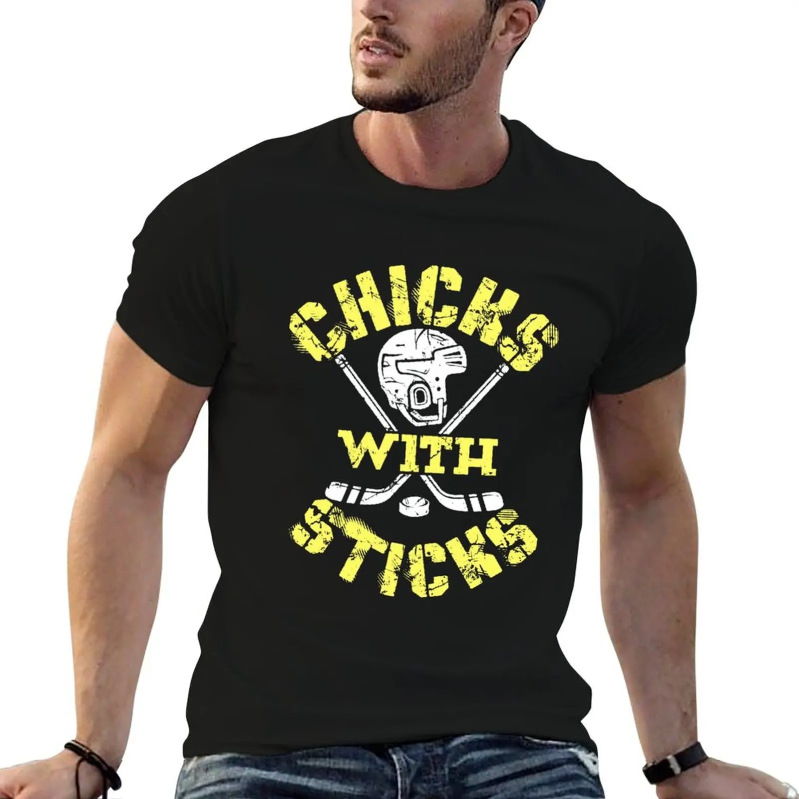 Chicks With Sticks Hockey Girls Design T-Shirt men t shirt cotton 100% t shirt man luxury man tshirt T-shirt
Chicks With Sticks Hockey Girls Design T-Shirt men t shirt cotton 100% t shirt man luxury man tshirt T-shirt