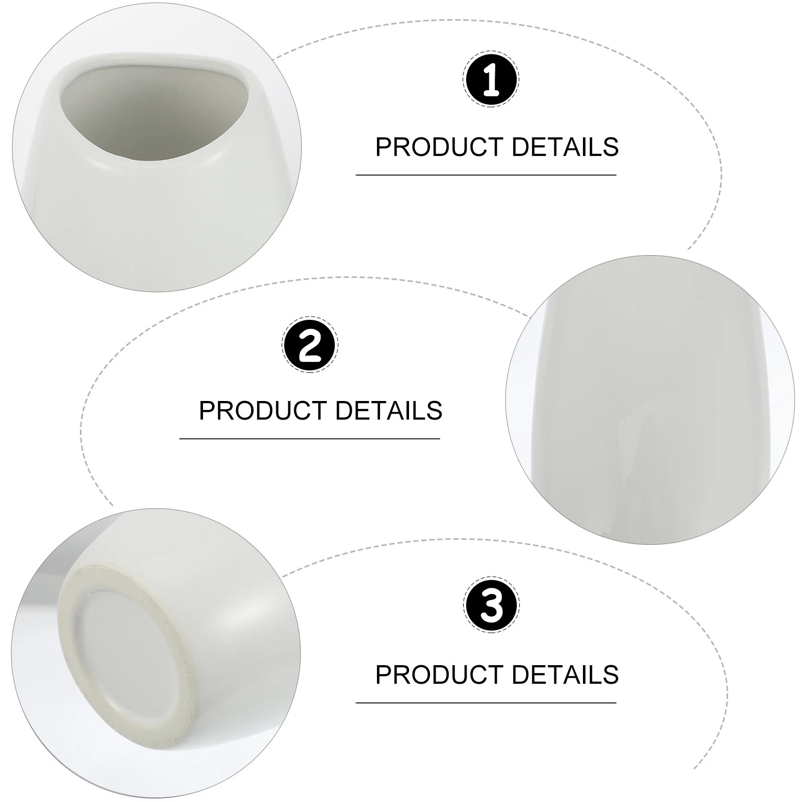 1Pcs White Ceramic Flower Vase Chic Desktop Ornament for Home Office Flower Arrangement and Hydroponic Display 
1Pcs White Ceramic Flower Vase Chic Desktop Ornament for Home Office Flower Arrangement and Hydroponic Display