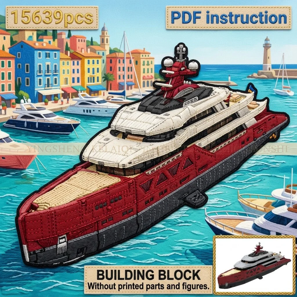 Birthday Gift Large Luxury Yacht Ship Model Display Set Ocean Boat Building Bricks Toy For 254412 MOC
Birthday Gift Large Luxury Yacht Ship Model Display Set Ocean Boat Building Bricks Toy For 254412 MOC