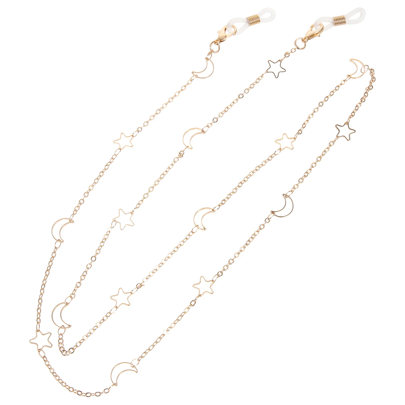 Fashionable Star Moon Eyeglasses Chain in Copper Sturdy Non-Deform Design Ideal As Anti-Lost Glasses Necklace for Daily Wear
Fashionable Star Moon Eyeglasses Chain in Copper Sturdy Non-Deform Design Ideal As Anti-Lost Glasses Necklace for Daily Wear