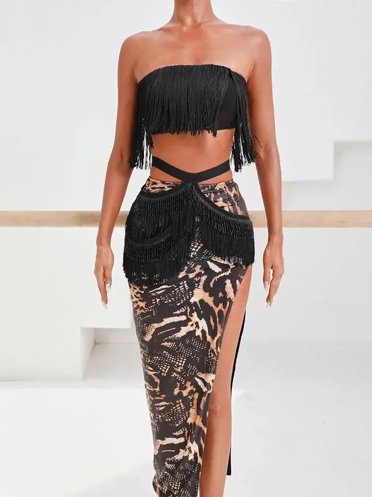 Waist Essence Belt Latin Dance Wear Fringe Waist-belt With Tassel and Tube Beads
Waist Essence Belt Latin Dance Wear Fringe Waist-belt With Tassel and Tube Beads