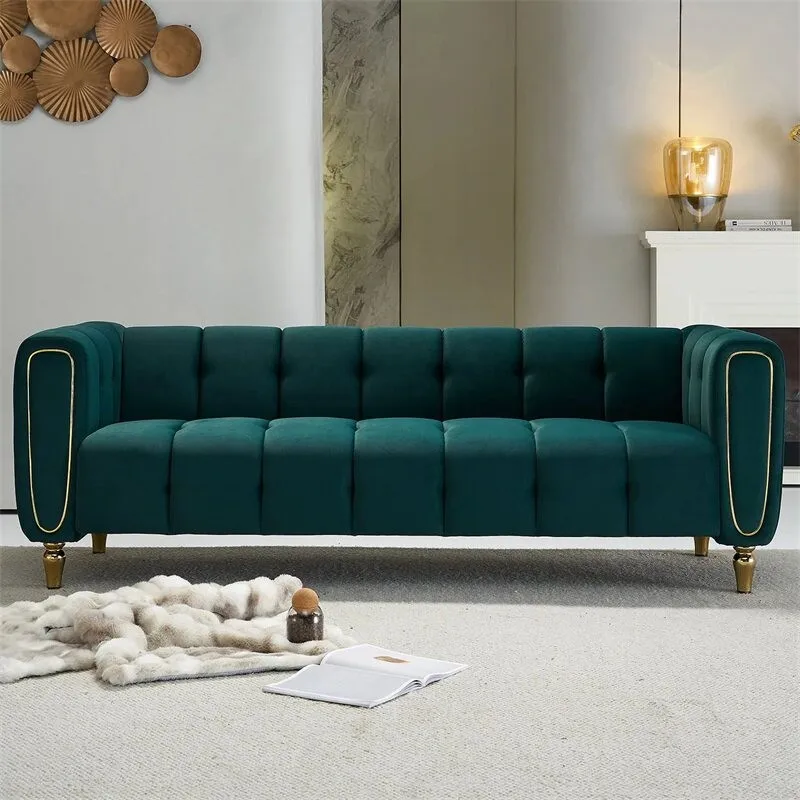 Living room small apartment fabric sofa velvet three-seater
Living room small apartment fabric sofa velvet three-seater