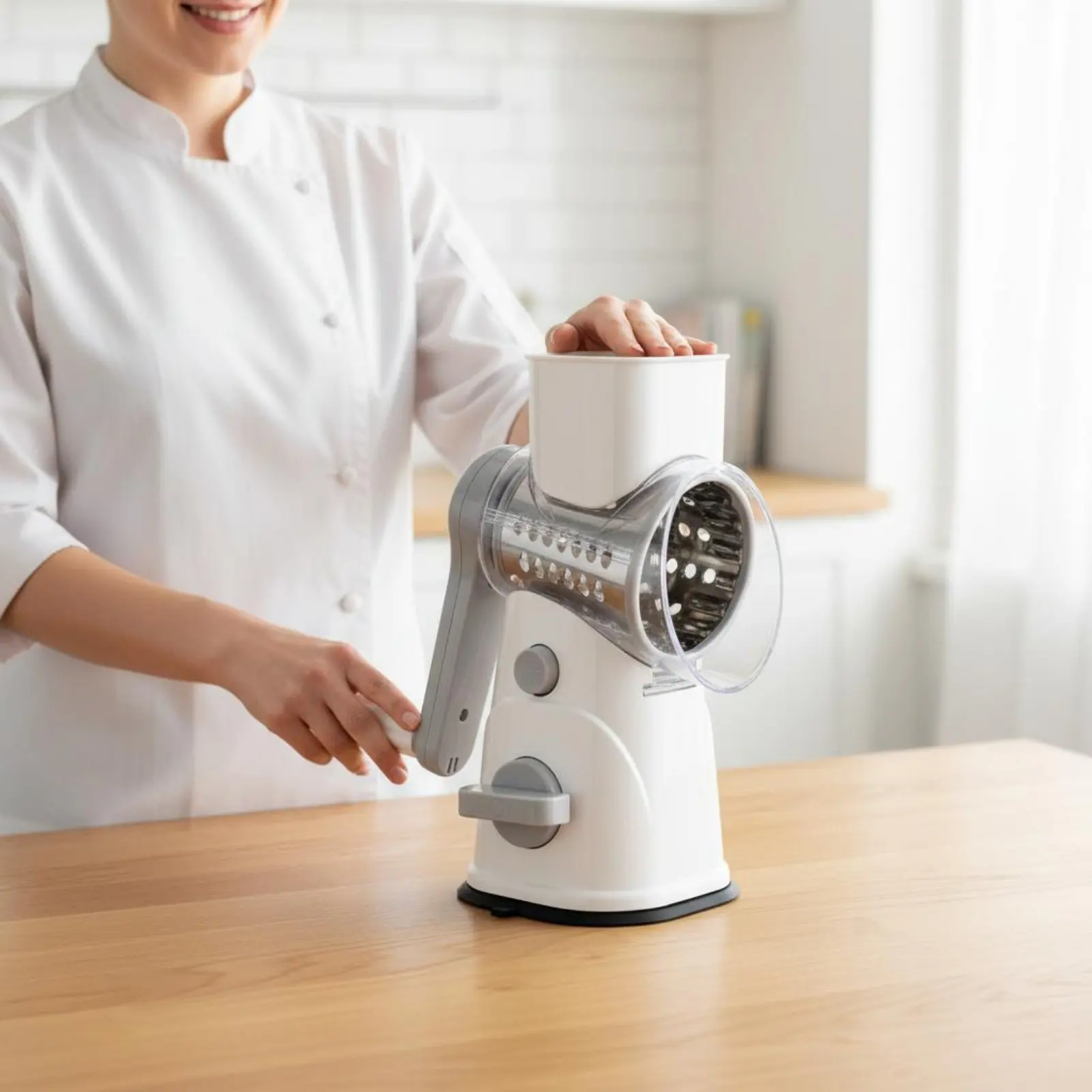 3 in 1 Drum Cutter Stainless Steel Drums Rotary Cheese Grater Manual Rotary Grater Time Saving Vegetable Nut Grinder
3 in 1 Drum Cutter Stainless Steel Drums Rotary Cheese Grater Manual Rotary Grater Time Saving Vegetable Nut Grinder