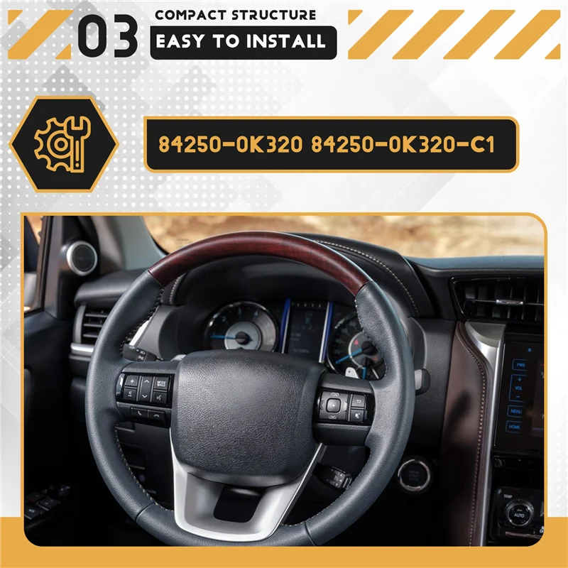 A58X-84250-0K320 Multifunctional Steering Wheel Audio Mode Control Switch For Toyota Hilux Revo Rocco Fortuner 2015-20
A58X-84250-0K320 Multifunctional Steering Wheel Audio Mode Control Switch For Toyota Hilux Revo Rocco Fortuner 2015-20