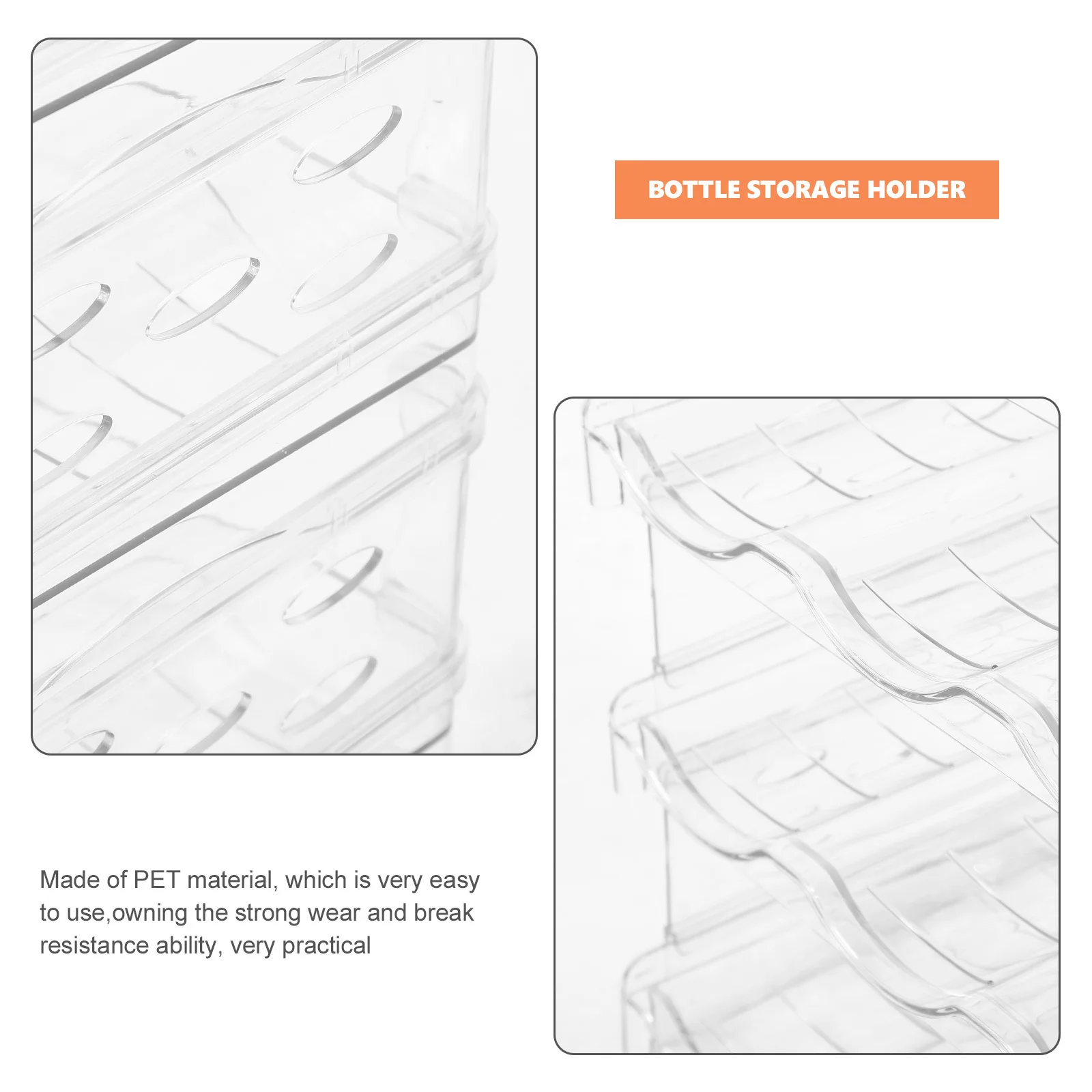 4-Layer Clear Stacking Beverage Bottle Stand for Cabinet Family Restaurant Bar Hotel Use Water Bottle Organizer for Cabinet
4-Layer Clear Stacking Beverage Bottle Stand for Cabinet Family Restaurant Bar Hotel Use Water Bottle Organizer for Cabinet