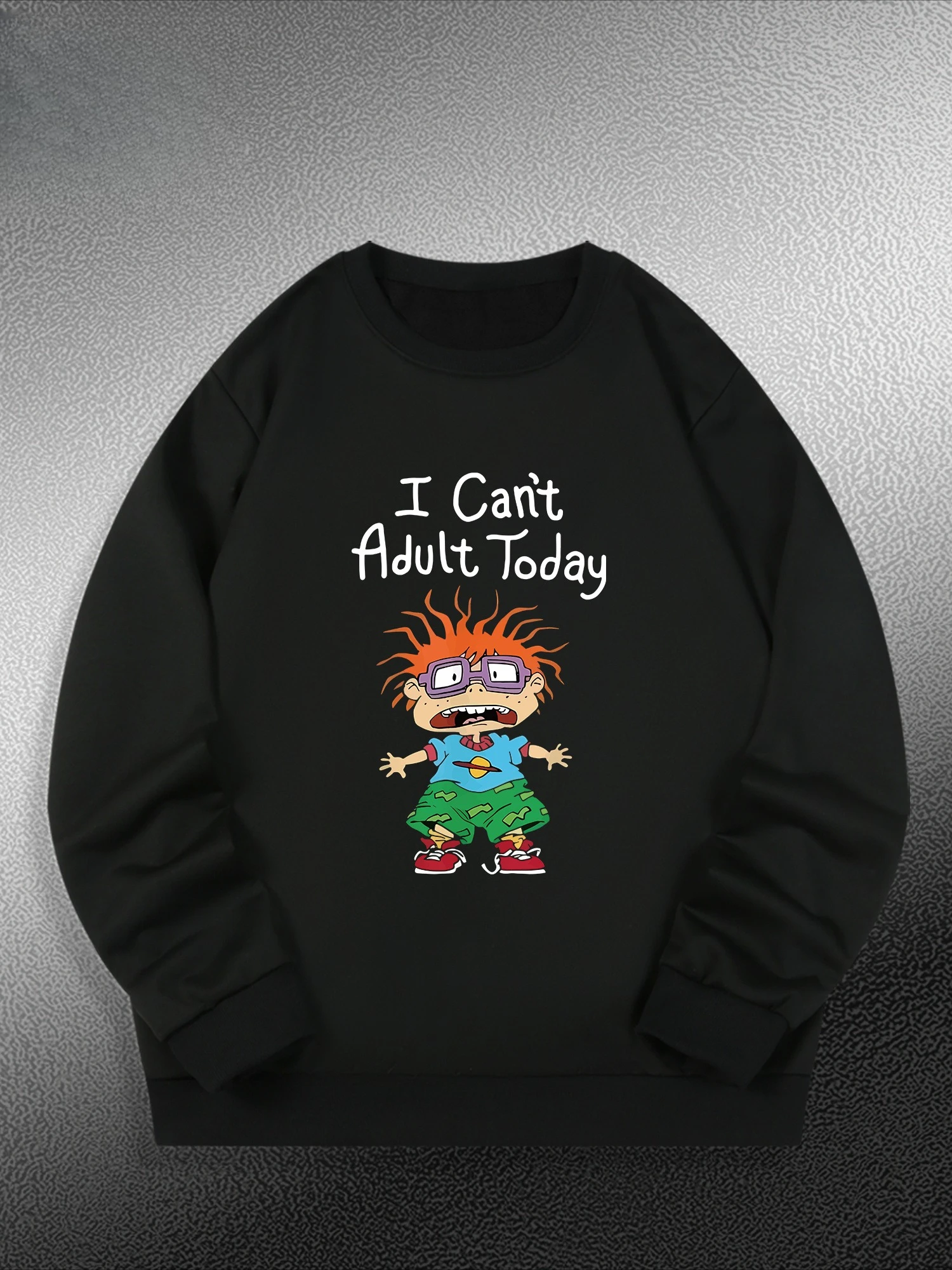 Chuckie Finster Hoohe Don't Want To Grow Up с принтом Laid-Back The Hearts of Свободная повседневная толстовка с круглым вырезом и длинными рукавами
Chuckie Finster Hoohe Don't Want To Grow Up с принтом Laid-Back The Hearts of Свободная повседневная толстовка с круглым вырезом и длинными рукавами