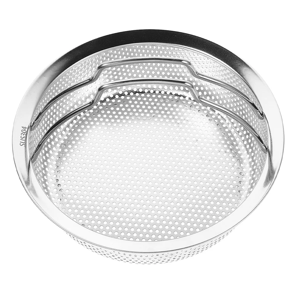 Stainless Steel Colander Fine Mesh Strainer With Handle For Vegetables Fruits Rice Dumpling Steaming Drain Basket Kitchen 
Stainless Steel Colander Fine Mesh Strainer With Handle For Vegetables Fruits Rice Dumpling Steaming Drain Basket Kitchen