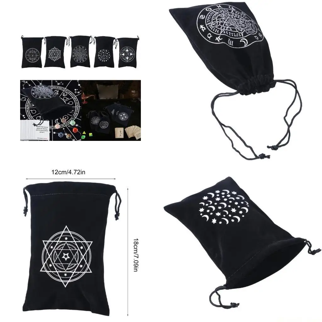 31BE Stylishs Tarots Cards Storage Bag Witchs Divinations Case Tarots Card Holder Easy to Use for Organizing Small Item
31BE Stylishs Tarots Cards Storage Bag Witchs Divinations Case Tarots Card Holder Easy to Use for Organizing Small Item