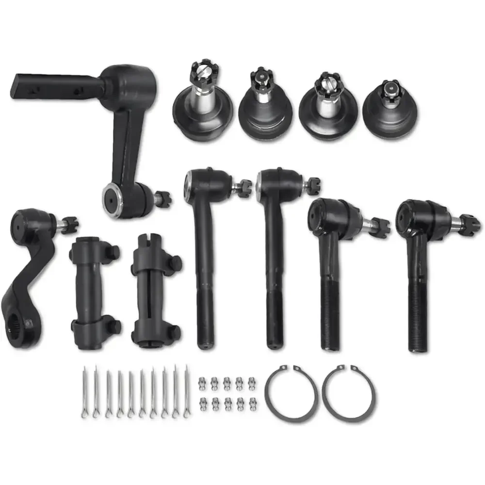12Pcs Suspension Kit for 1994-1999 1500 RWD/2WD with 3.9L, 5.2L, 5.9L Engines: Control Arms, Ball Joints, Tie Rod Ends, Adjustme
12Pcs Suspension Kit for 1994-1999 1500 RWD/2WD with 3.9L, 5.2L, 5.9L Engines: Control Arms, Ball Joints, Tie Rod Ends, Adjustme