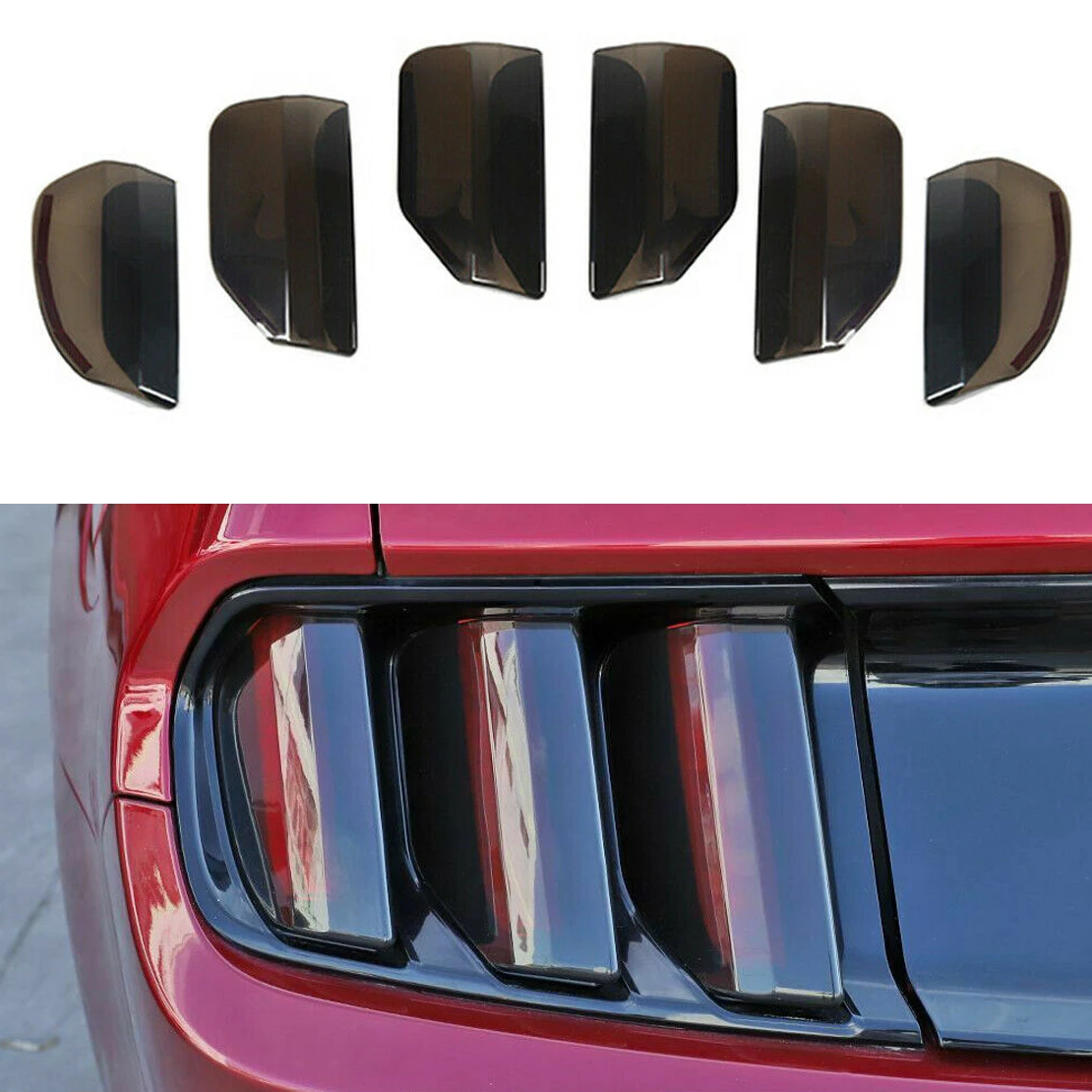 NEW 6Pcs/Set Car Rear Left and Right Tail Light Lamp Cover Guard Trim Frame Fit For Ford Mustang 2017 2016 2015
NEW 6Pcs/Set Car Rear Left and Right Tail Light Lamp Cover Guard Trim Frame Fit For Ford Mustang 2017 2016 2015