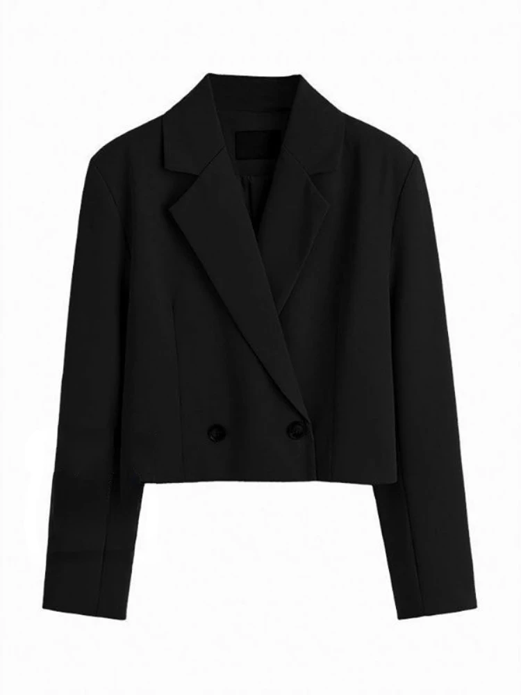 Cropped Blazers Women New Spring Korean Style Chic Outwear Office Ladies Elegant Temperament Designed Popular Streetwear
Cropped Blazers Women New Spring Korean Style Chic Outwear Office Ladies Elegant Temperament Designed Popular Streetwear