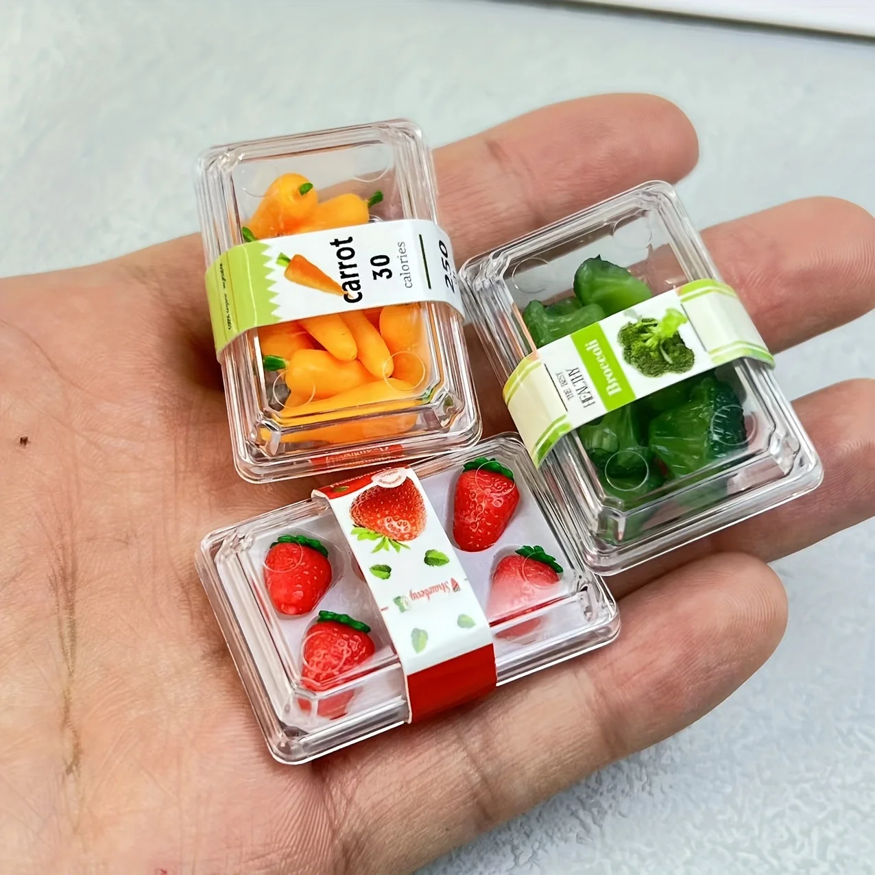 3pcs/set Dollhouse Miniature Fruit & Vegetable Set Model Playhouse Mini Kitchen Play Decoration Ornament Accessory Food Play
3pcs/set Dollhouse Miniature Fruit & Vegetable Set Model Playhouse Mini Kitchen Play Decoration Ornament Accessory Food Play