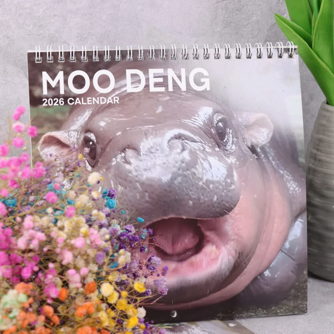 2026 Moo Deng Calenda Funny Moo Deng Pygmy Hippopotamus for Animal Lover, 12-месячный календарь-планировщик, Moo Deng Fans Hippo Wall
2026 Moo Deng Calenda Funny Moo Deng Pygmy Hippopotamus for Animal Lover, 12-месячный календарь-планировщик, Moo Deng Fans Hippo Wall