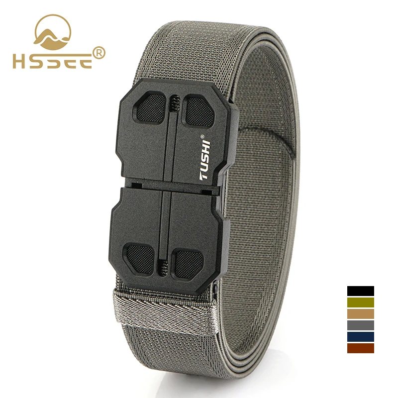 HSSEE Магнитный эластичный ремень для мужчин с пряжкой из цинкового сплава, быстросъемный джинсовый ремень, прочный нейлоновый регулируемый повседневный ремень, мужской ремень
HSSEE Магнитный эластичный ремень для мужчин с пряжкой из цинкового сплава, быстросъемный джинсовый ремень, прочный нейлоновый регулируемый повседневный ремень, мужской ремень