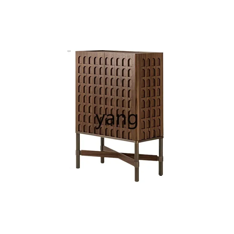 LMMretro art side cabinet high-grade black walnut solid wood stand cabinet
LMMretro art side cabinet high-grade black walnut solid wood stand cabinet