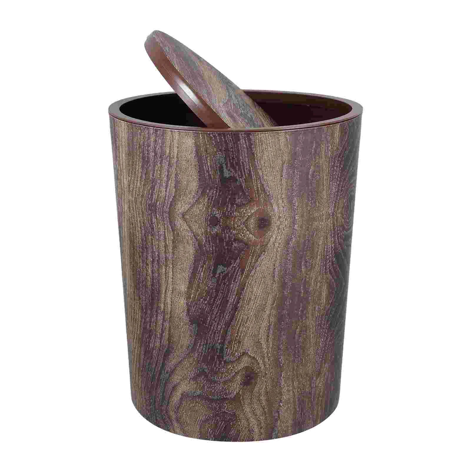 Decorative Wood Grain Trash Can With Swing Lid For Kitchen Bathroom And Waste Basket Small Covered Waste Basket Fo
Decorative Wood Grain Trash Can With Swing Lid For Kitchen Bathroom And Waste Basket Small Covered Waste Basket Fo