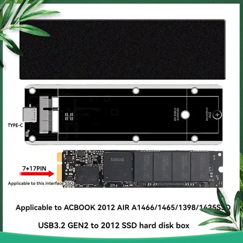 (НОВИНКА) Для 2012 Air A1425 A1398 A1465 A1466 Корпус SSD USB3.2 GEN2 6 Гбит/с M.2 SATA SSD Корпус SSD
(НОВИНКА) Для 2012 Air A1425 A1398 A1465 A1466 Корпус SSD USB3.2 GEN2 6 Гбит/с M.2 SATA SSD Корпус SSD