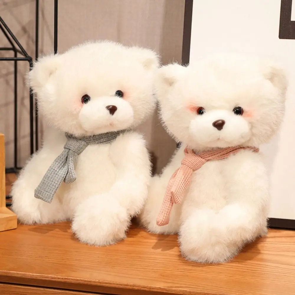 Sitting Posture Polar Bear Plush Toy Soft Collection Plush White Bear Doll Fluffy Cartoon Bear with Scarf Doll Party Supplies
Sitting Posture Polar Bear Plush Toy Soft Collection Plush White Bear Doll Fluffy Cartoon Bear with Scarf Doll Party Supplies