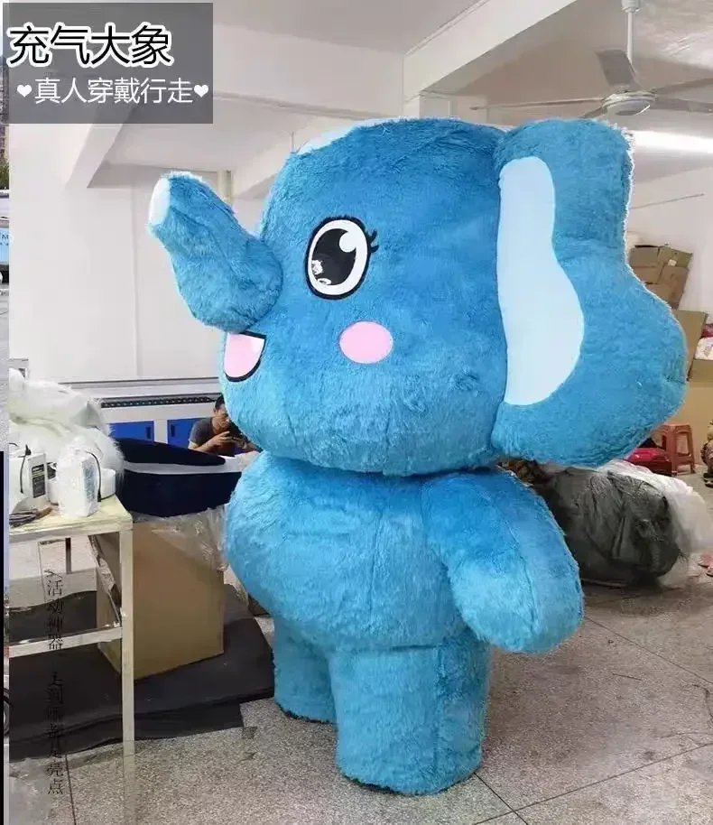 Inflatable Elephant Mascot Costume Cartoon Doll Walking Parade Clothes Halloween Carnival Cosplay Party Props Accessories
Inflatable Elephant Mascot Costume Cartoon Doll Walking Parade Clothes Halloween Carnival Cosplay Party Props Accessories