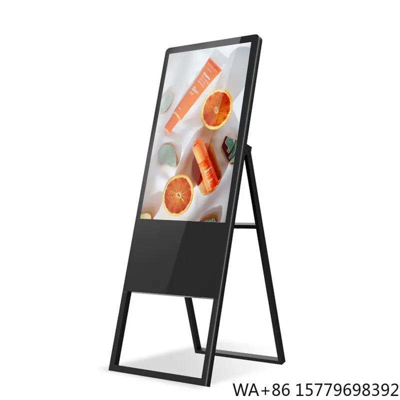 55 Inch Free Standing Indoor Advertising Players Touch Screen Digital Poster Portable Digital Signage
55 Inch Free Standing Indoor Advertising Players Touch Screen Digital Poster Portable Digital Signage