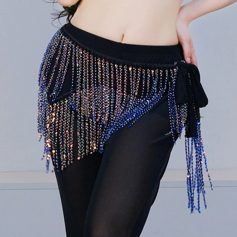 Belly Dance Practice Belt Women's Sequin Tassel Hip Scarf Adult and Children's Oriental Dancing Performance Accessories Belt
Belly Dance Practice Belt Women's Sequin Tassel Hip Scarf Adult and Children's Oriental Dancing Performance Accessories Belt