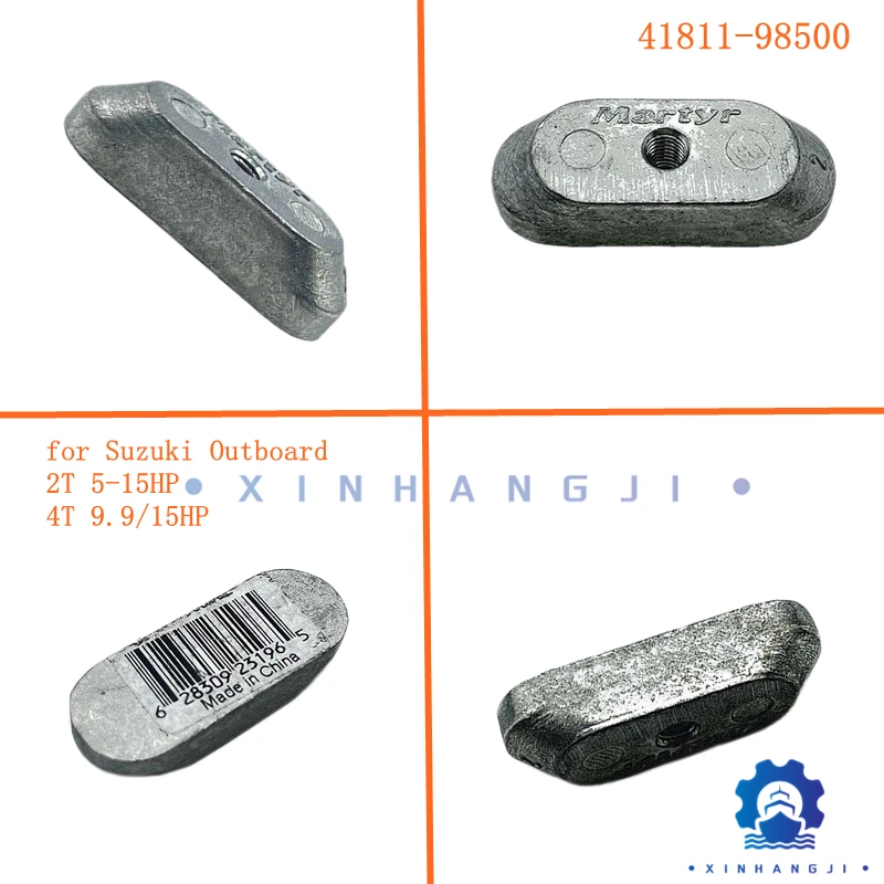 Анод 41811-98500 для Suzuki, подвесной алюминиевый 2-тактный 5/6/8/9/15HP 4T 9,9/15HP ,55321-90L00,41811-98500-000,4181198500
Анод 41811-98500 для Suzuki, подвесной алюминиевый 2-тактный 5/6/8/9/15HP 4T 9,9/15HP ,55321-90L00,41811-98500-000,4181198500