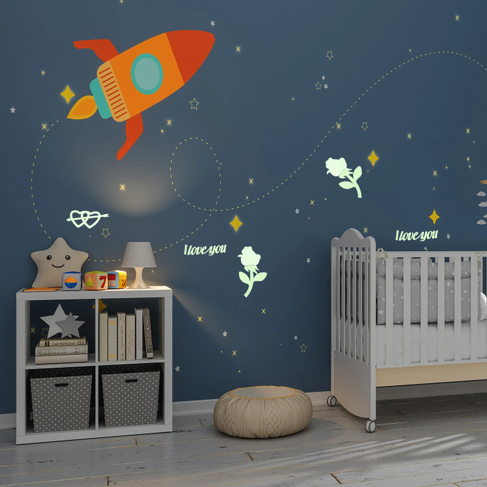 20Pcs Luminous Resin Rose Glow Stickers Decorative Wall Decals Easy Apply Remove Glow in The Pattern for Kids
20Pcs Luminous Resin Rose Glow Stickers Decorative Wall Decals Easy Apply Remove Glow in The Pattern for Kids