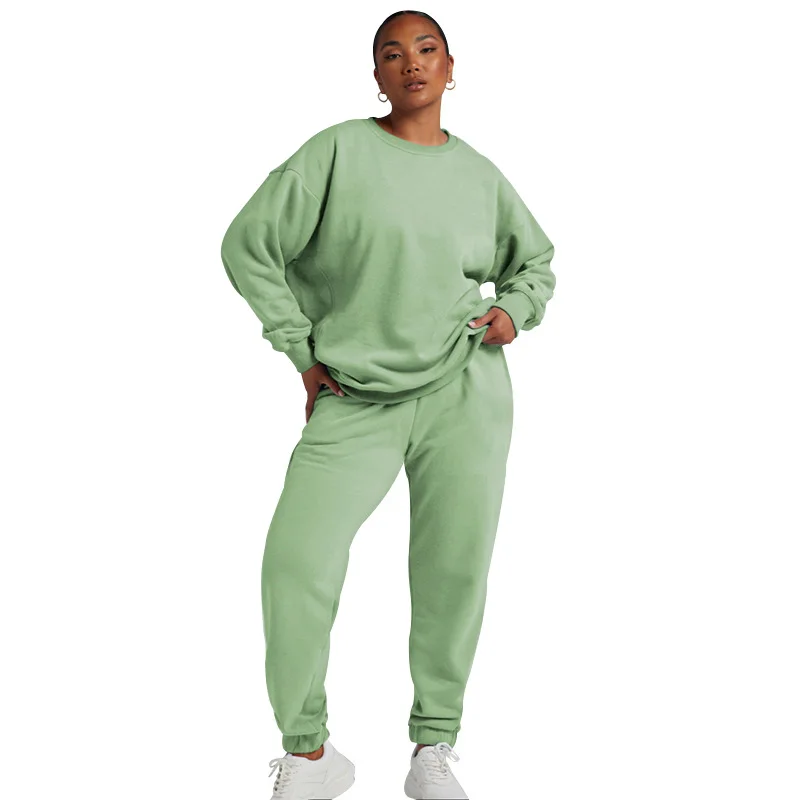 Autumn Winter New Women's Solid-color Pullover Long-sleeved Hoodie Women's Fashion Casual Pants Suit Women Sports Two-piece Set
Autumn Winter New Women's Solid-color Pullover Long-sleeved Hoodie Women's Fashion Casual Pants Suit Women Sports Two-piece Set