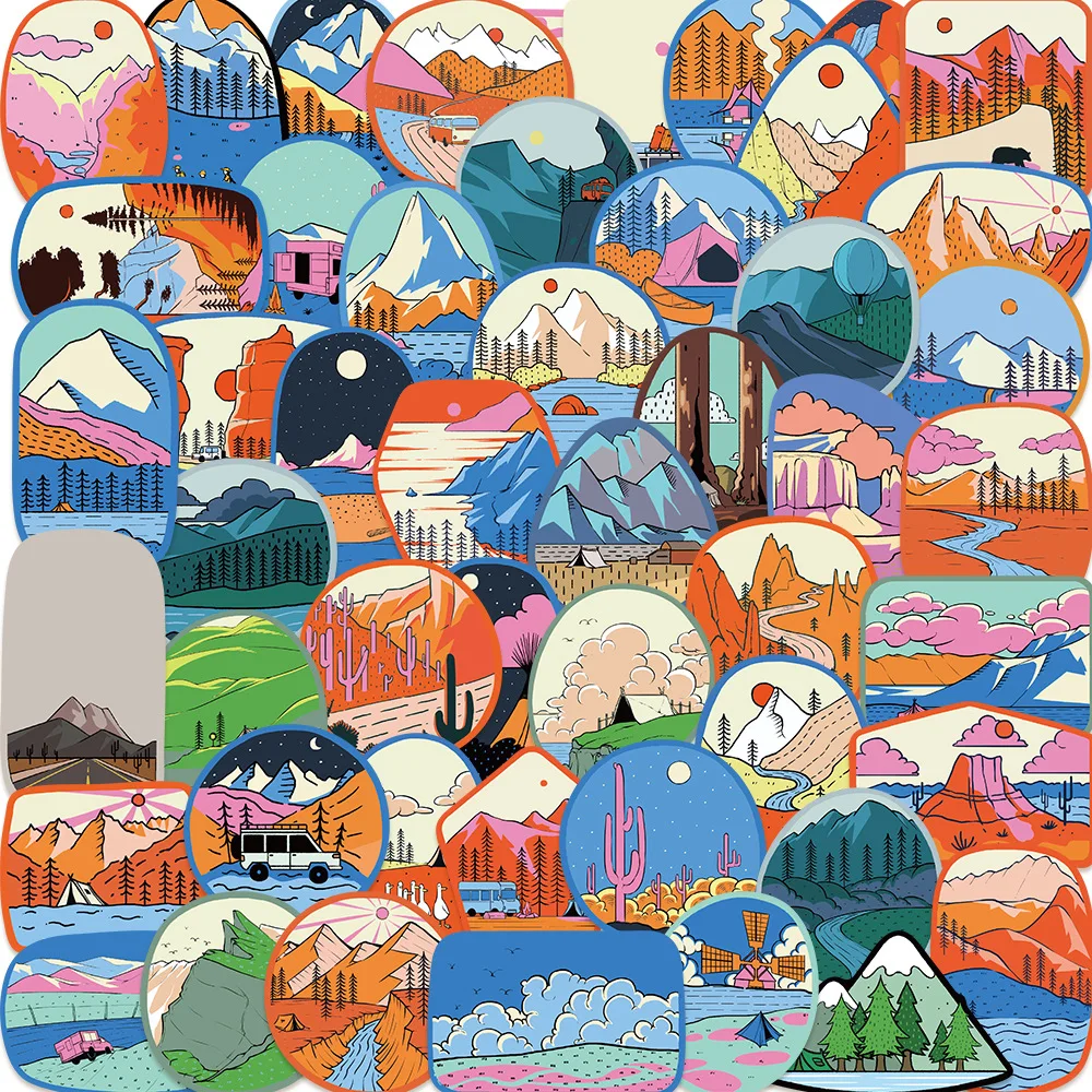 10/50PCS Cartoon Outdoor Camping Sticker Retro Mountain Graffiti Decal Toy Creative DIY Water Cup Mobile Phone Case Luggage
10/50PCS Cartoon Outdoor Camping Sticker Retro Mountain Graffiti Decal Toy Creative DIY Water Cup Mobile Phone Case Luggage