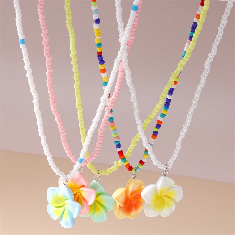 5Pcs/Set Fashion Colorful Handmade Beads Necklaces for Women Flower Pendant Necklaces Girls Party Festival Jewelry Gifts
5Pcs/Set Fashion Colorful Handmade Beads Necklaces for Women Flower Pendant Necklaces Girls Party Festival Jewelry Gifts