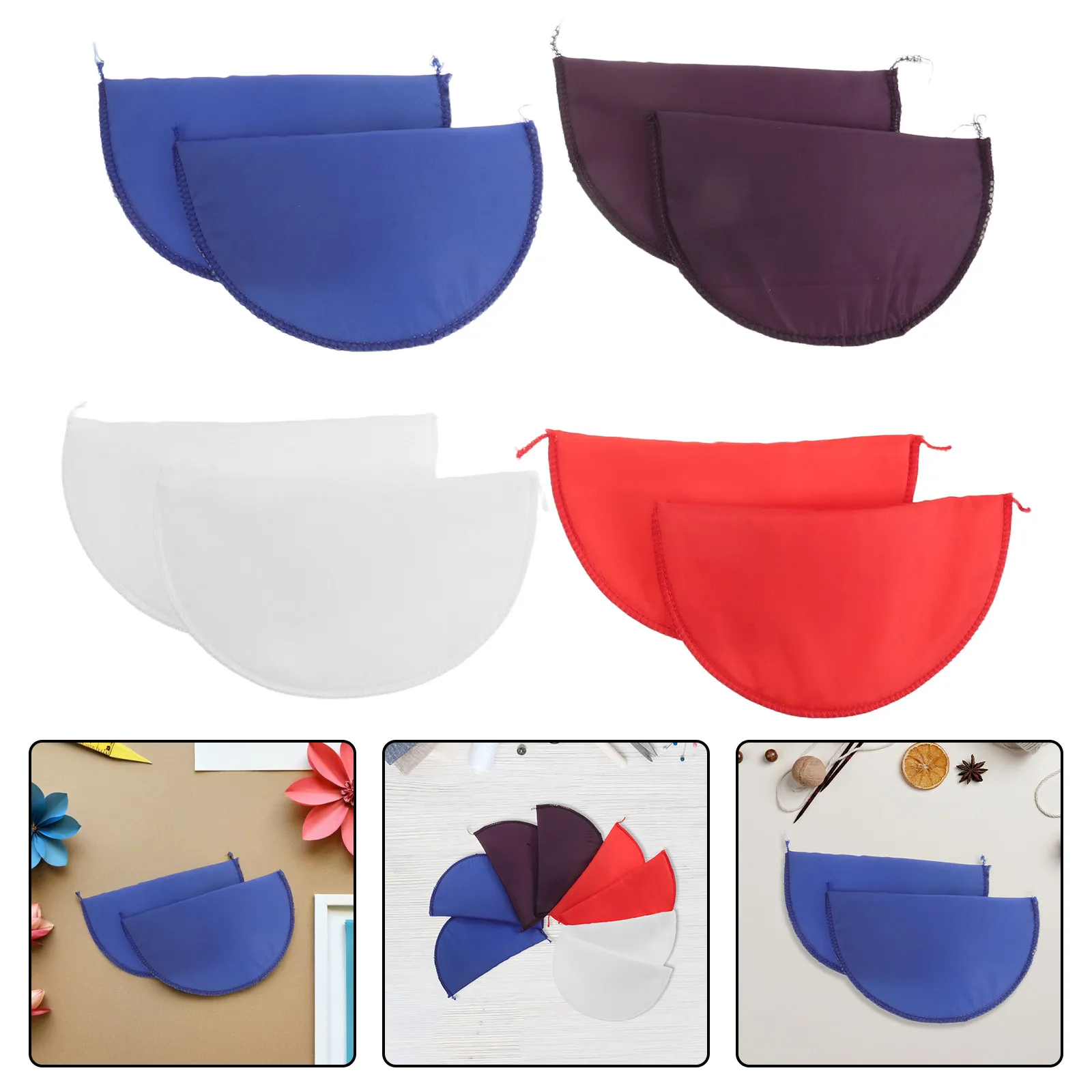 4Pairs Shoulder Pads Sponge Universal Fit for Blazer Suit Coat Lightweight Removable Insert for Women Tailored Look
4Pairs Shoulder Pads Sponge Universal Fit for Blazer Suit Coat Lightweight Removable Insert for Women Tailored Look