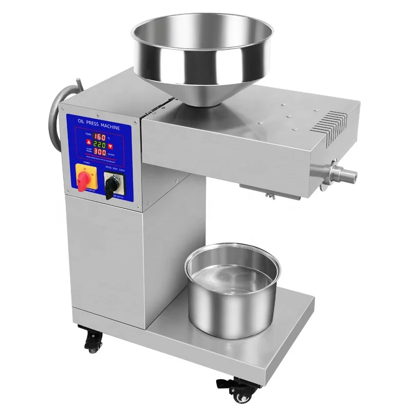 Mini Oil Press Machine with Core Motor Component High Production Efficiency 15-20kg/h Capacity for Sesame
Mini Oil Press Machine with Core Motor Component High Production Efficiency 15-20kg/h Capacity for Sesame