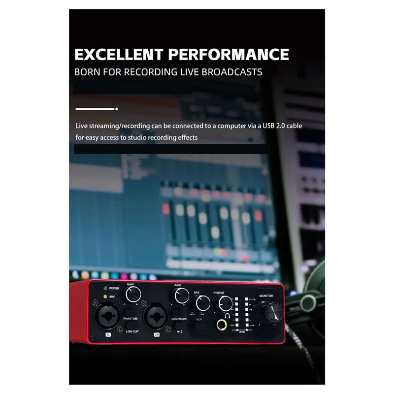 ABJF-Usb Sound Card Mixer Professional Audio Interface For Live Studio Streaming Podcasts
ABJF-Usb Sound Card Mixer Professional Audio Interface For Live Studio Streaming Podcasts