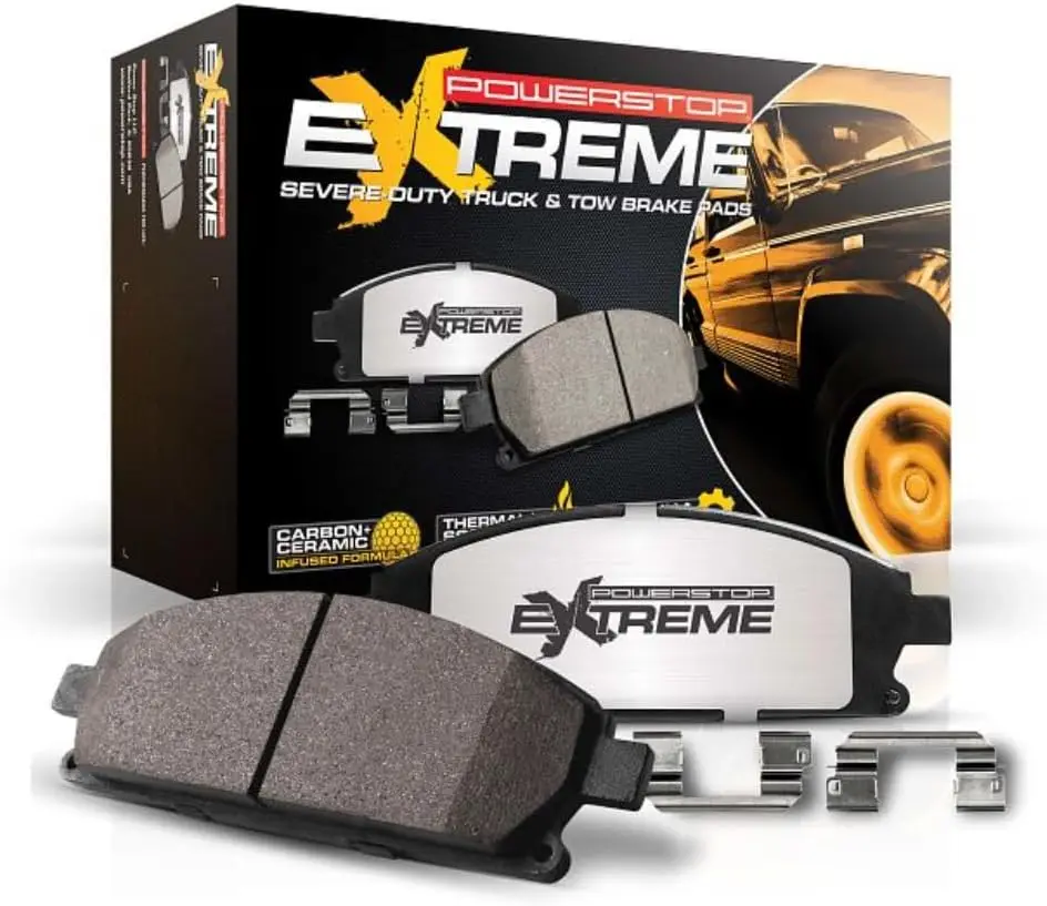 Front Brake Pads for Dodge Ram 2500 2009-18, Ram 3500 2009-18 - Carbon-Fiber Ceramic with Hardware
Front Brake Pads for Dodge Ram 2500 2009-18, Ram 3500 2009-18 - Carbon-Fiber Ceramic with Hardware