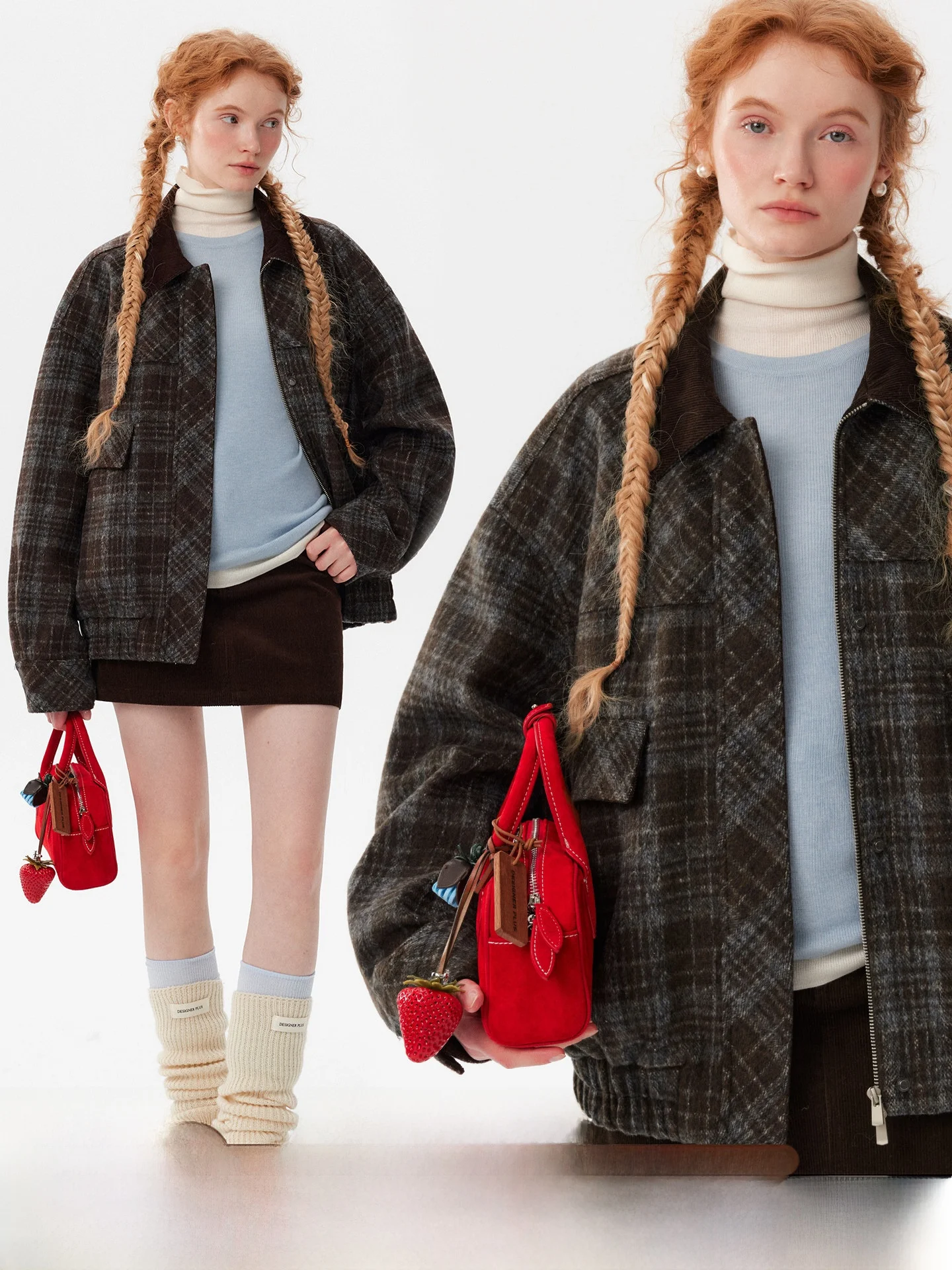 Утепленное зимнее шерстяное пальто с цветным клетчатым узором, верхняя одежда в стиле барн-ап, с длинными рукавами, на молнии, женское...
Утепленное зимнее шерстяное пальто с цветным клетчатым узором, верхняя одежда в стиле барн-ап, с длинными рукавами, на молнии, женское...