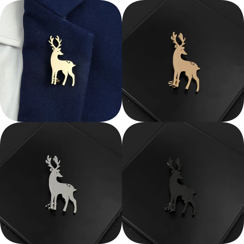 Cute Sika Deer Gilded Badge, Men's Suit Brooch, Black Lapel Pin, Clothing Accessories Set, Men's Gift
Cute Sika Deer Gilded Badge, Men's Suit Brooch, Black Lapel Pin, Clothing Accessories Set, Men's Gift