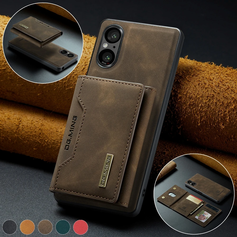Removable Magnetic Wallet Card Slots Phone Case For Sony Xperia 10 V Xperia 5 V Xperia 1V Mobile Phone Protective Cover
Removable Magnetic Wallet Card Slots Phone Case For Sony Xperia 10 V Xperia 5 V Xperia 1V Mobile Phone Protective Cover
