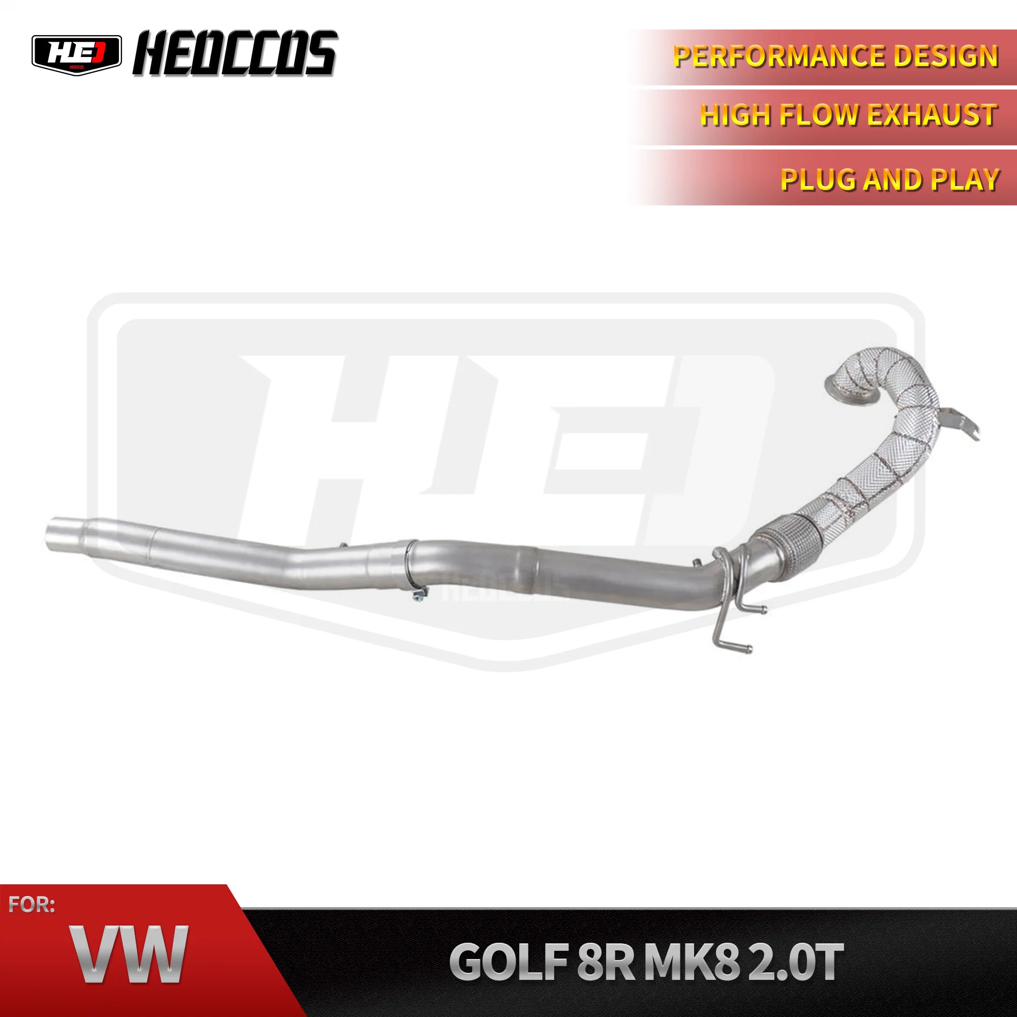 HEO for Volkswagen Golf MK8 R Stainless Steel Exhaust Downpipe High Performance Exhaust Pipes
HEO for Volkswagen Golf MK8 R Stainless Steel Exhaust Downpipe High Performance Exhaust Pipes