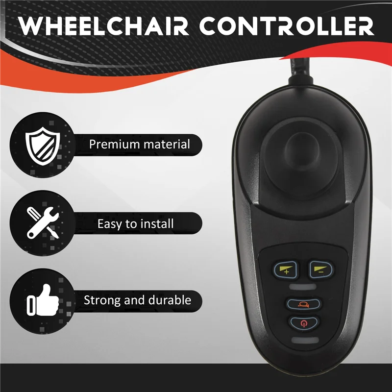 A94E-24V 50AMP Power Wheelchair Controller Joystick With USB Port Replacement For PG VSI
A94E-24V 50AMP Power Wheelchair Controller Joystick With USB Port Replacement For PG VSI