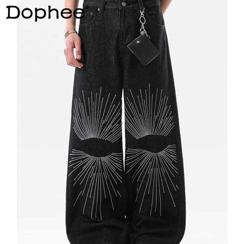 Fashion Embroidered Jeans Men's 2025 Summer New American Style High Street Denim Pants Male Trendy Handsome Wide-leg Denim Pants
Fashion Embroidered Jeans Men's 2025 Summer New American Style High Street Denim Pants Male Trendy Handsome Wide-leg Denim Pants