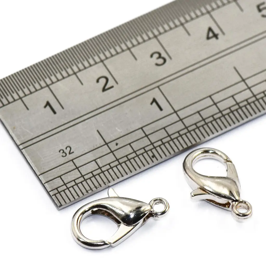 Jewelry Components Lobster Clasps Alloy Silver Tone Hook Fastener for DIY Accessories and Repair
Jewelry Components Lobster Clasps Alloy Silver Tone Hook Fastener for DIY Accessories and Repair
