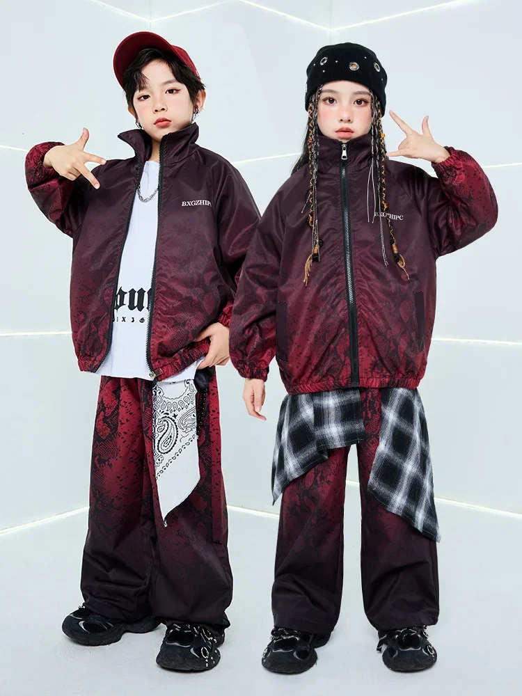 New Boys Streetwear Costume Fashion Hip Hop Outfits Casual Sport Jacket Pants Clothes Sets Girls K-pop Stage Performance Wear
New Boys Streetwear Costume Fashion Hip Hop Outfits Casual Sport Jacket Pants Clothes Sets Girls K-pop Stage Performance Wear
